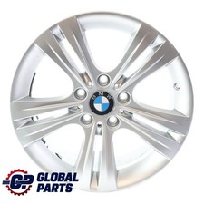 BMW F30 F31 F32 Silver Alloy Wheel Rim 17" Double Spoke 392 ET:37 7,5J 6796239