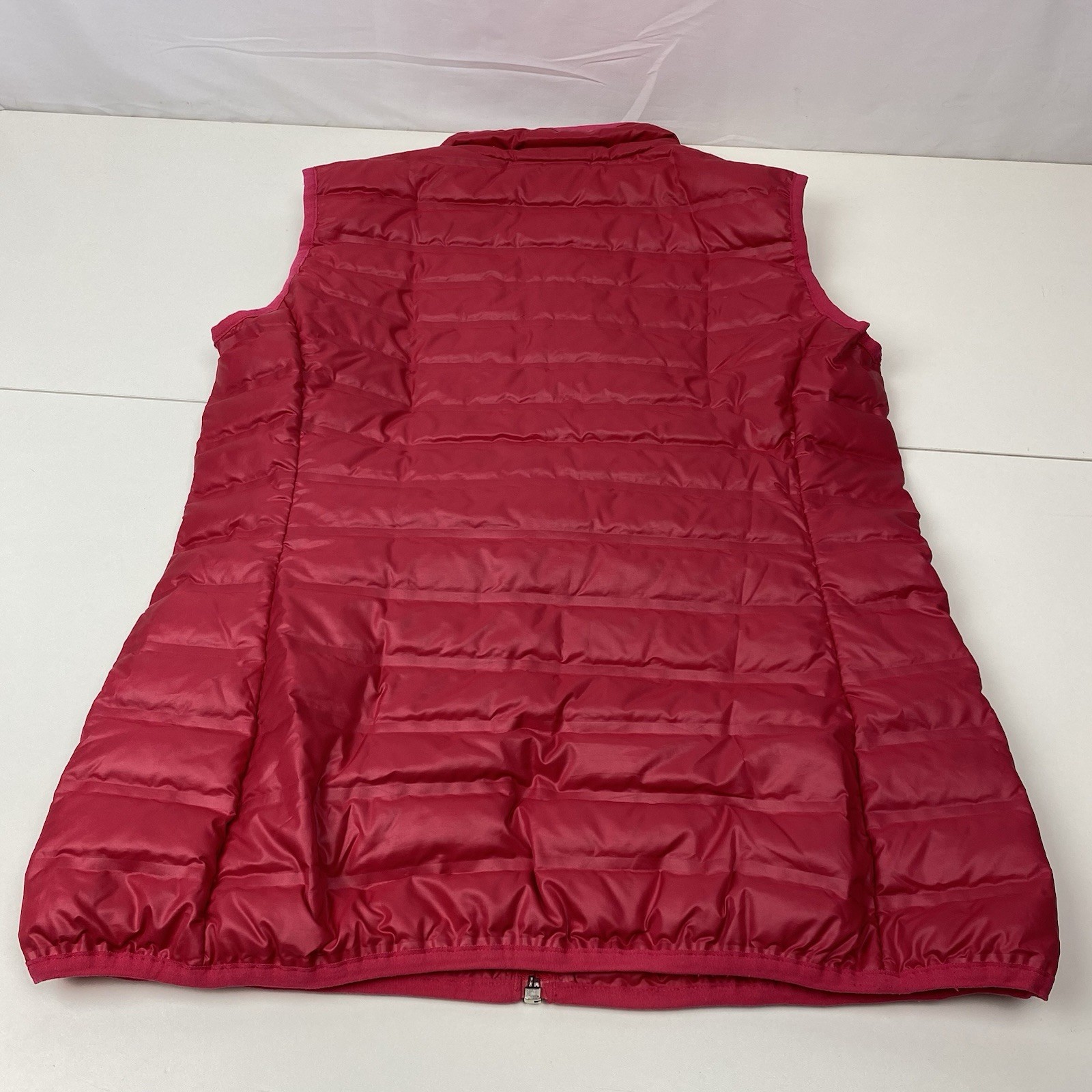 Columbia Womans M Medium Solid Deep Red Quilted F… - image 9