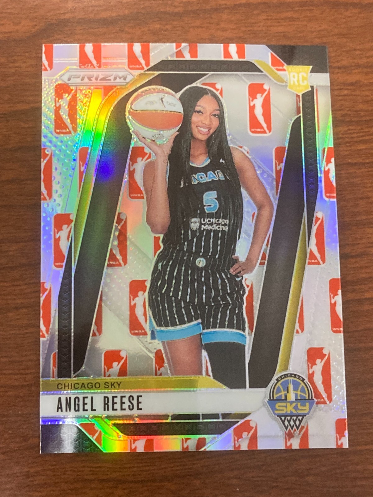 ANGEL REESE - 2024 PANINI PRIZM WNBA - CHICAGO SKY - WNBA LOGO CARD #147