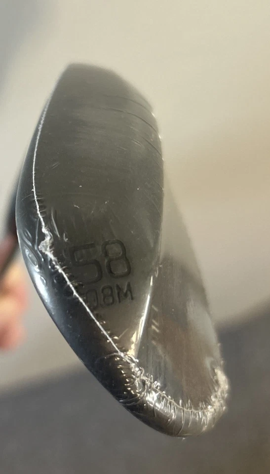 Neu Titleist Vokey SM10 Jet Black Lob Wedge - 58-08 M Grind mit Dyn Gold S200 Stahl - Bild 2 von 4