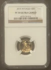 2015-W American Eagle $5 GOLD NGC PF70 : GEM PROOF Coin 1/10 Oz Bullion : 10362
