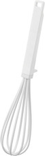Yamazaki Home Tower Nylon Whisk with Silicone Handle - Scratch-Resistant, Hygien