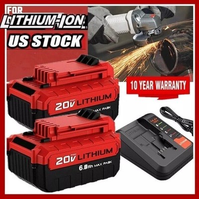 1-3Pack For PORTER CABLE 20 Volt 8.0AH Lithium-Ion Max Battery PCC680L PCC685L
