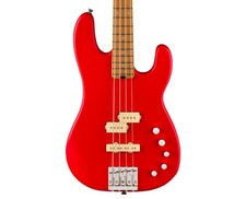 Used Charvel Pro-Mod San Dimas Bass PJ IV - Satin Ferrari Red