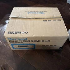 Mint! Old Stock Sherwood RX-4109 200W AM/FM Stereo Receiver w/Original Box!