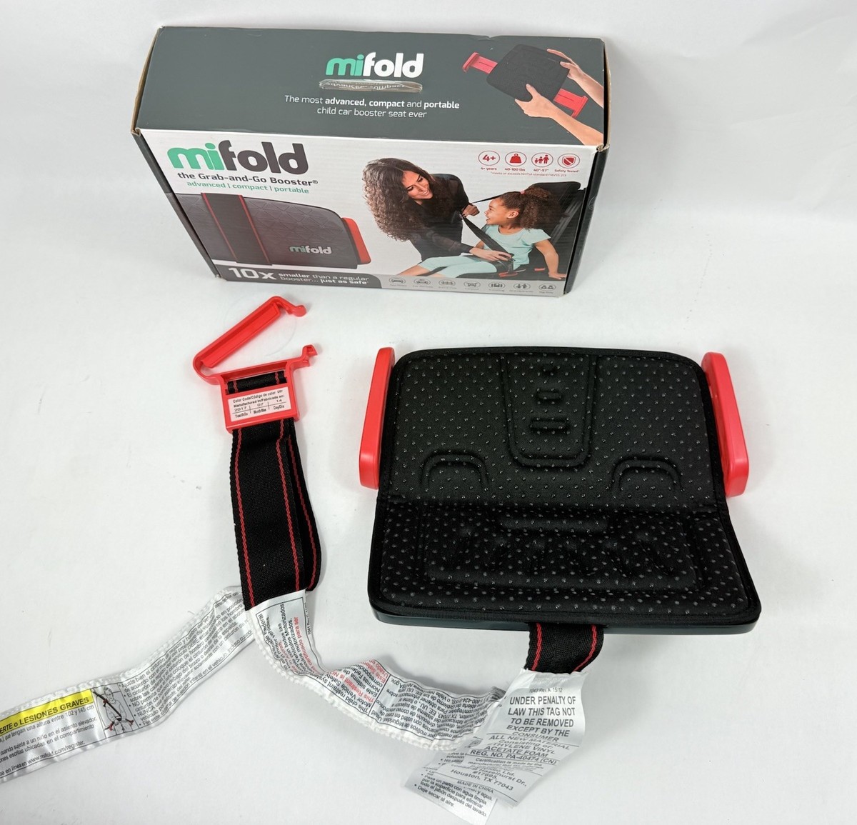 mifold Grab-and-Go Booster ジュニアシート Amazon.com: mifold Original Grab-and-go Car Booster Seat
