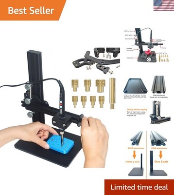 Heat Set Insert Tool Kit for Plastic Aluminum Brass Threaded Inserts 3D Printing