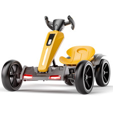 12V Electric Kids Foldable Go Kart Ride On Toy Adjustable Seat EVA Wheels Age3-6