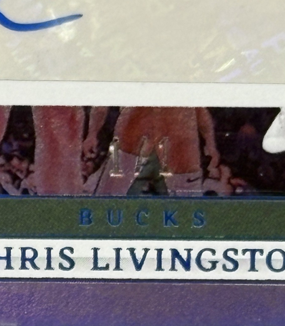 True 1/1 RC Auto! Chris Livingston 2023-24 Panini Crown Royale Platinum 1/1 Auto view 2