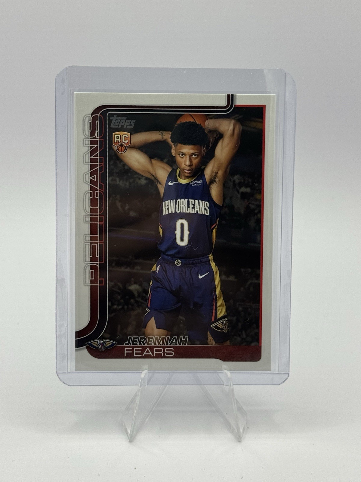 Jeremiah Fears RC 2025-26 Topps Flagship Basketball Rookie Base #207