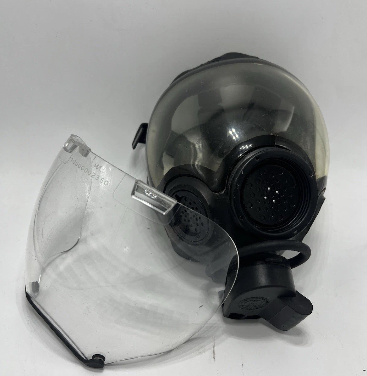 MSA Millenium Riot Control Mask Size Medium Clear Lens Undamaged Gas Mask