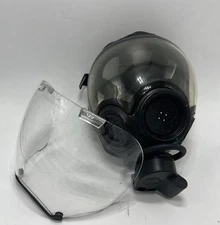 MSA Millenium Riot Control Mask Size Medium Clear Lens Undamaged Gas Mask