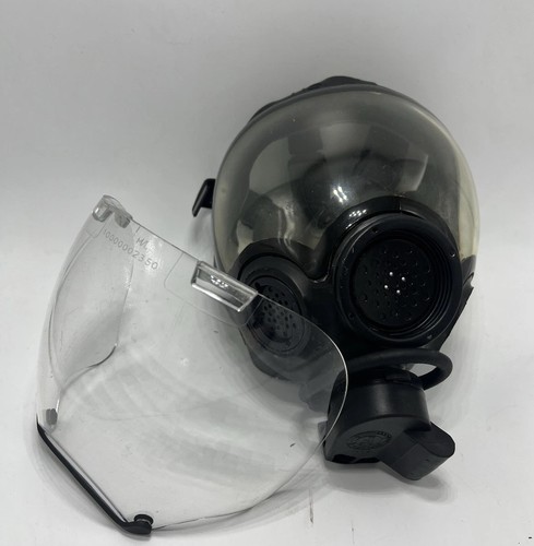 MSA Millenium Riot Control Mask Size Medium Clear Lens Undamaged Gas ...