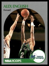 1990-91 Hoops Alex English Dallas Mavericks #407