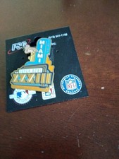 Super Bowl XXXIII pin Miami Denver Broncos  Atlanta Falcons John Elway PSG NFL 