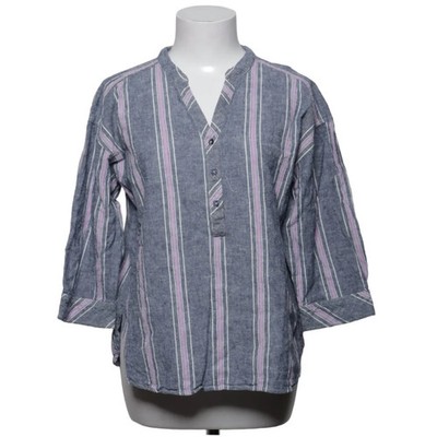 Laundry by Shelli Segal, Bluse, Größe: L, Grau/Pink/Weiß, Leinen/Viskose #vXj