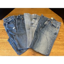 Lote de (4) Jeans Denim We the Free, Levi’s, American Eagle Talla 26