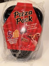 Black Pizza Pack Storage Container Reusable F...