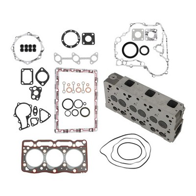 LABLT Tractor Complete Cylinder Head Assy Valves Full Gasket Set For Kubota D905