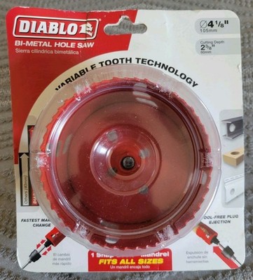 Diablo Tools 4-1/8'' Bi-Metal Hole Saw Quick Change *DHS4125