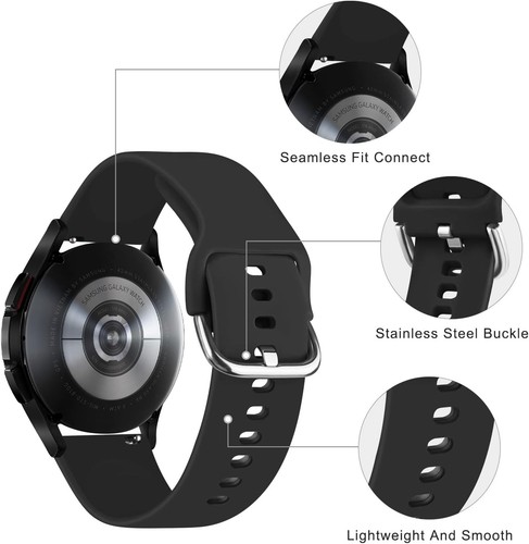 3 Pack Bands Compatible with Gizmo Watch Band Black+Navy Blue+Gray - Afbeelding 4 van 5