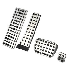 4 Pcs Accelerator Pedal and Brake Pedal Cover Set Car Pedal Pad for