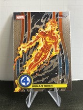 2026 Topps Finest Fantastic Four Common Human Torch #3
