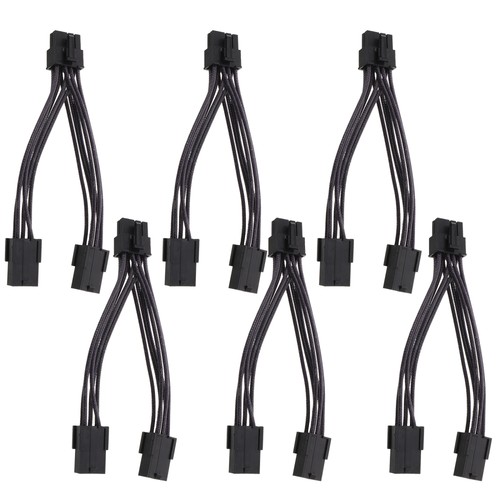 6 Pcs Grafikkartenadapterkabel GPU-Adapter Pcie Verlängerungskabel - 第 1/12 張圖片