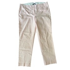 Lands' End Women's 14 Fit 2 Light Pink Straight Leg Trousers  SKU 1017