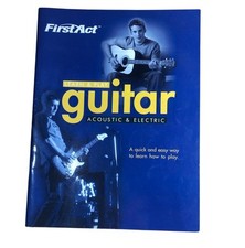 First Act Guitar Learn  Play Acoustic  Electric Instructional Book Sheet Music