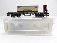 (RBT567) Fleischmann 828506 Rungenwagen mit Holzkisten DRG, DC, N, OVP