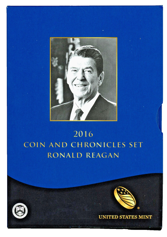 2016 Ronald Reagan Coin and Chronicles 16PA Mint Set  Early Release
