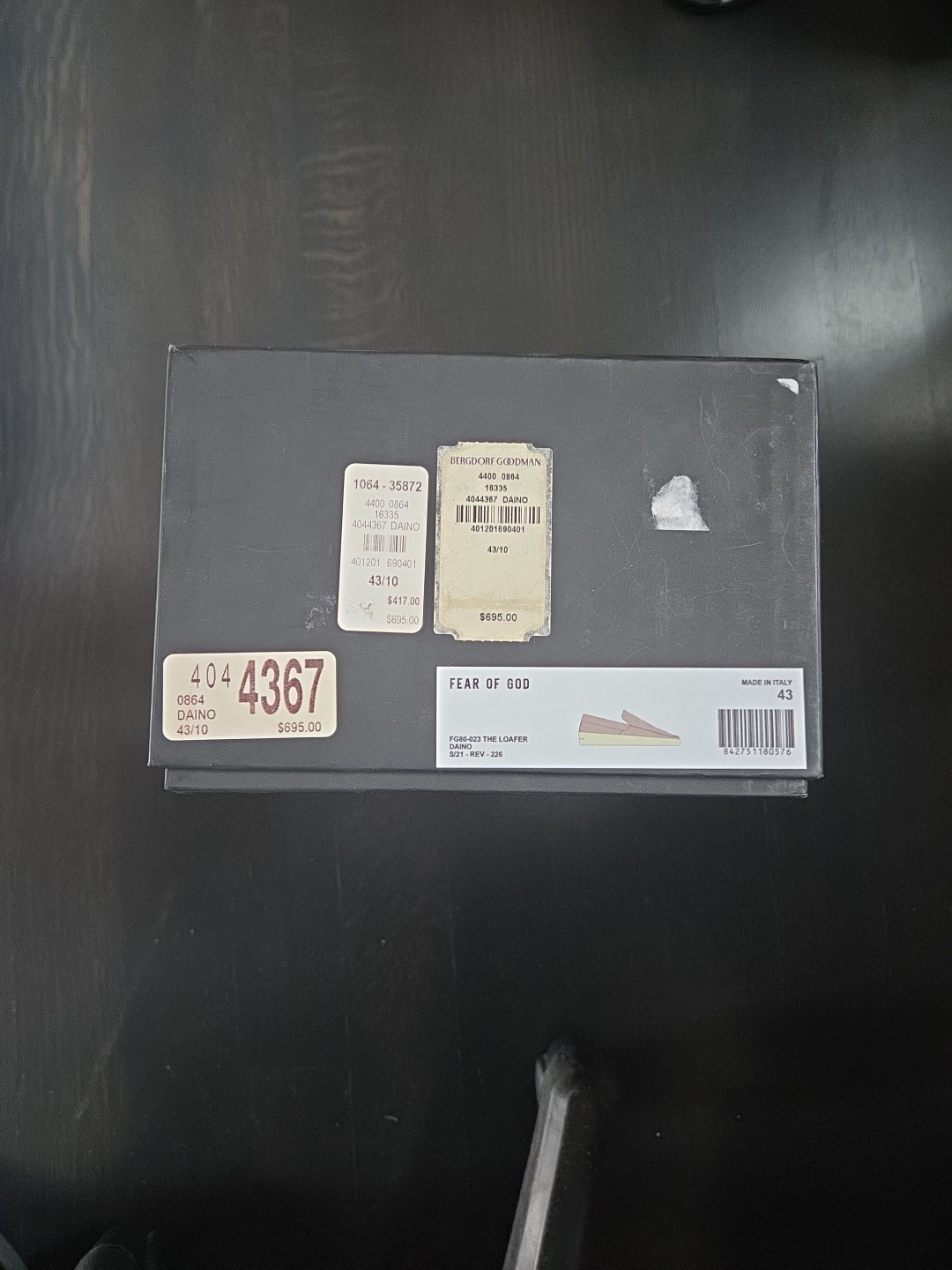 FEAR OF GOD Moc Daini Suede Loafers New Authentic Size 43 EU/ 10US Loafer Shoes  thumbnail 9