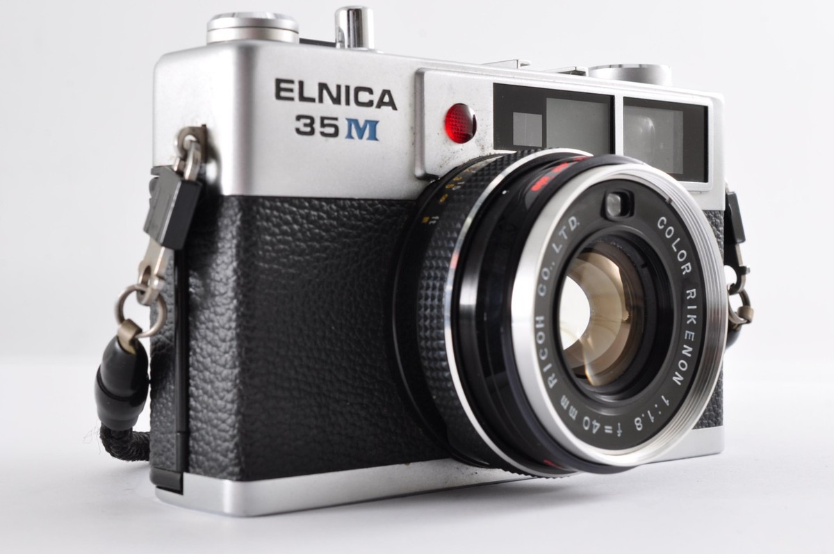 Ricoh Elnica 35M Film Camera Color Rikenon 40mm f1.8 [Exc+2] Japan