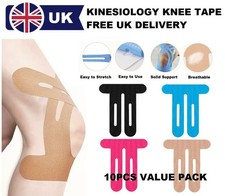 10PCS Kinesiology Knee Tape PRECUT KT Tape Knee pain Injury Support Physio Sport