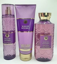 Bath & Body Works Everyday Luxuries MADAM MYSTIQUE Mist + Body Cream & Body Wash