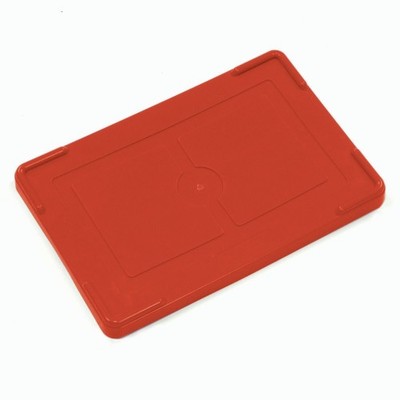 Lid for Plastic Dividable Grid Container 22-1/2''L x 17-1/2''W Red Lot of 3