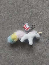 GUND Unicorn Plush Keychain Bnwt
