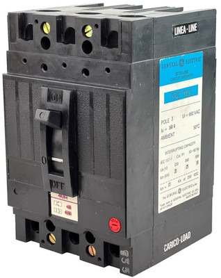 GE TEKS3040WL 3 Pole 40 Amp Type TEKS Circuit Breaker 660VAC 3P 40A   NEW