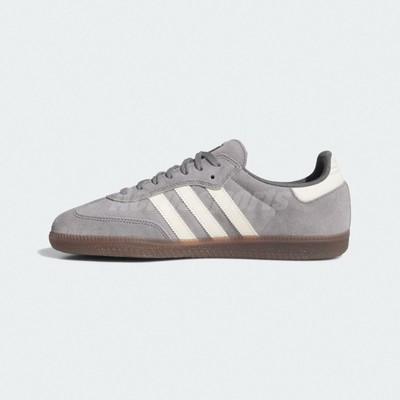 Mens 5 / Womens 6 - Samba Adidas Originals Adv Grey Four Cream - HQ7541 HQ7541 adidas Originals Samba ADV Grey Four Cream White Grey  main image 2
