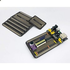 Versatile Gold-Plated Breadboard for Arduino  MCU Projects - 6 Count Set