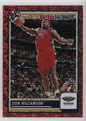 2023 Panini NBA Hoops Premium Stock Red Disco Prizm 119/149 Zion Williamson 1p7j