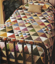 Nothing But Triangles Quilt quilting pattern ...