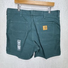 Carhartt Casual Carpenter Shorts Mens 40 B30 EVG Evergreen NWT NOS