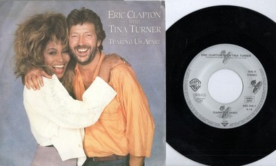 Eric Clapton & Tina Turner   Tearing us apart / Hold on (1986)   7  Single