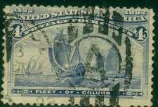 SCOTT # 233 USED, VERY GOOD-FINE, THIN, GREAT PRICE!