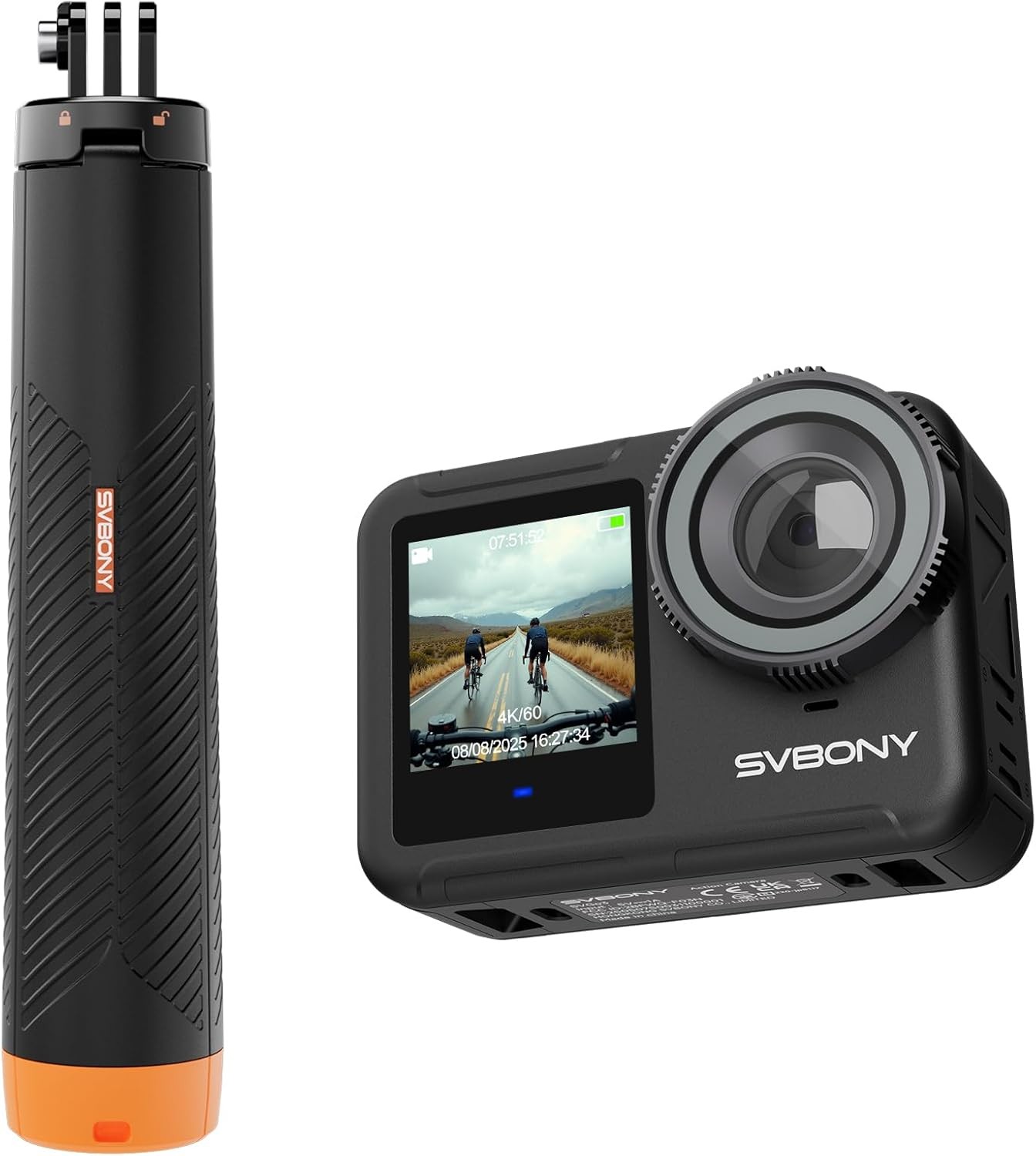 SVBONY SVGo Action Camera 4K Waterproof for Diving Cycling Surfing