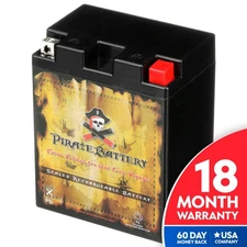 YB14L-A2  High Performance - Maintenance Free - Sealed AGM Motorcycle Battery