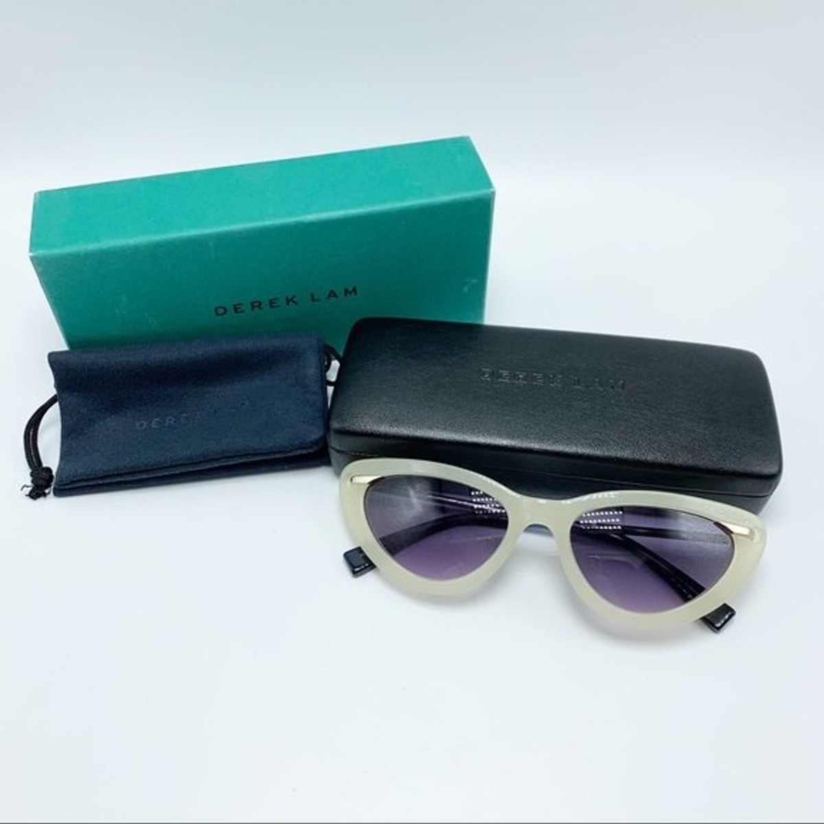 Derek Lam Sunglasses with Box Case DEREK LAM Eyeglasses Navy DL284 Frame 284 Optical Eye  main image 2