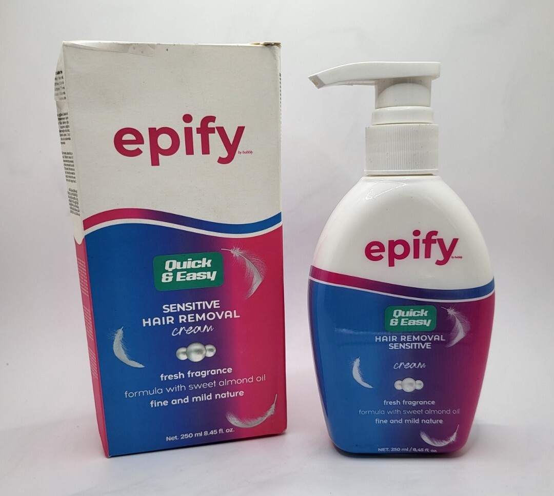 Epify Quick & Easy Sensitive Hair Removal Cream 250 ml / 8.45 oz eBay
